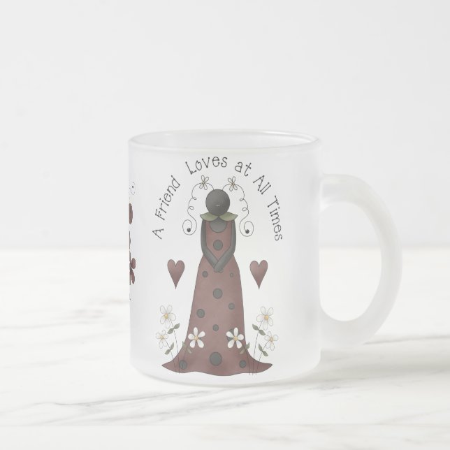 Taza De Cristal Esmerilado Mi mejor amigo (Derecha)