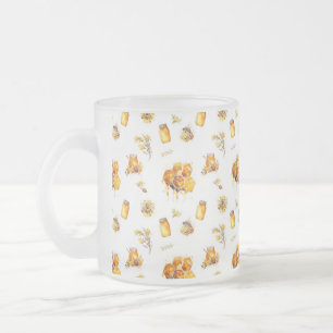 Taza De Cristal Esmerilado miel dulce acuática