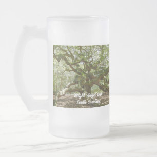 Taza De Cristal Esmerilado Mighty Angel Oak Frosted Mug