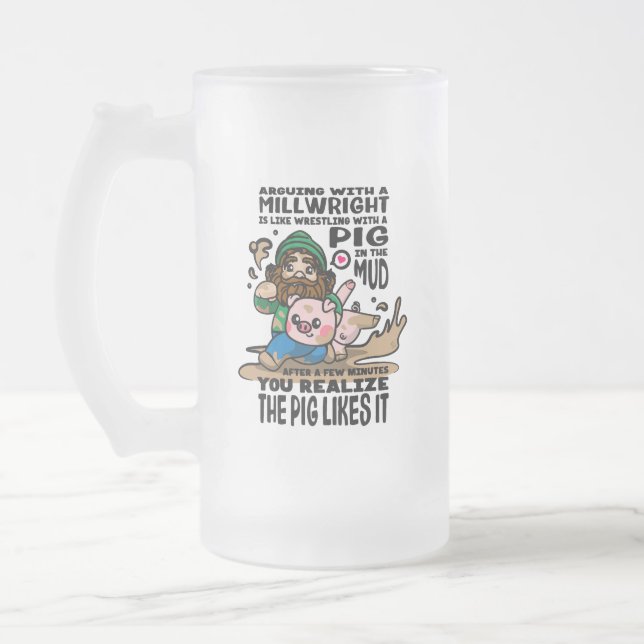 Taza De Cristal Esmerilado Millwright Mug (Izquierda)