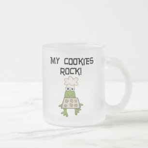 Taza De Cristal Esmerilado Mis cocinas rocían camisetas y regalos