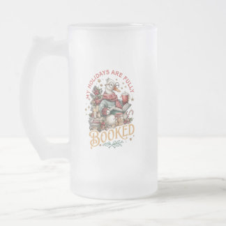 Taza De Cristal Esmerilado Mis Vacaciones Están Completamente Recubiertas