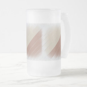Taza De Cristal Esmerilado Mocha Mousse