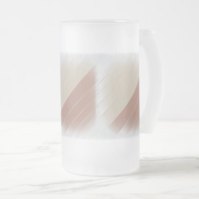 Taza De Cristal Esmerilado Mocha Mousse (Anverso derecho)