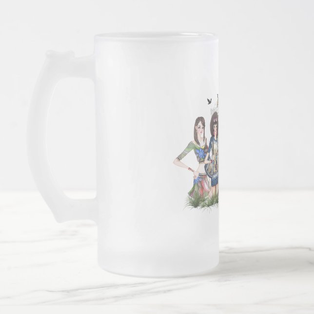 Taza De Cristal Esmerilado Modelos de moda de moda (Izquierda)