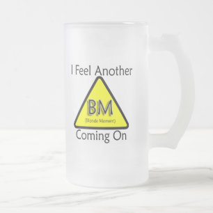 Taza De Cristal Esmerilado Momento rubio