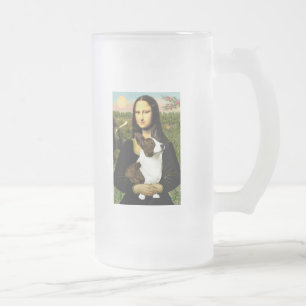 Taza De Cristal Esmerilado Mona Lisa - Cardigan Welsh Corgi