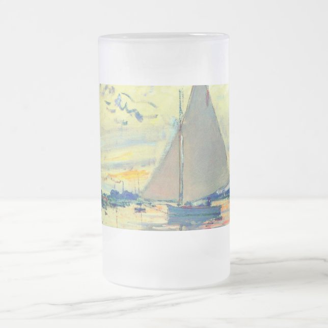 Taza De Cristal Esmerilado Monet Sailboat en Le Petit-Gennevilliers (Centro)