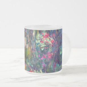 Taza De Cristal Esmerilado Monet Water Lily Pond