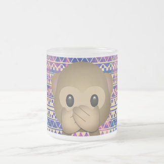 Taza De Cristal Esmerilado Mono de café