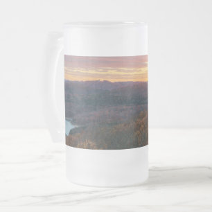 Taza De Cristal Esmerilado Montañas Ozark Mug de Escarcha de Escarcha del Oto