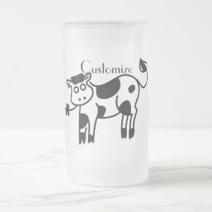 Taza De Cristal Esmerilado Moo Cow Thunder_Cove