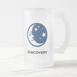 Taza De Cristal Esmerilado Moon Stars Discovery