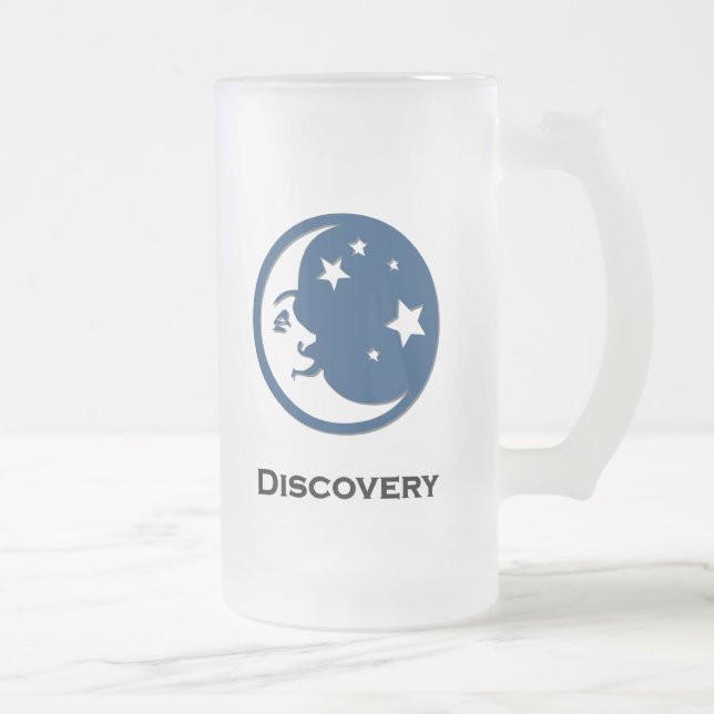 Taza De Cristal Esmerilado Moon Stars Discovery (Derecha)