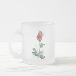 Taza De Cristal Esmerilado Morder EL DISEÑO ROSA