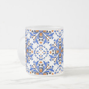 Taza De Cristal Esmerilado mosaico italiano