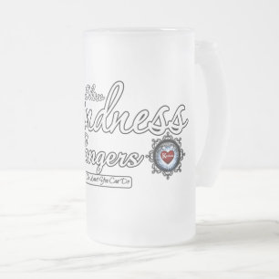 Taza De Cristal Esmerilado Mostrar Amabilidad A Los Extraños