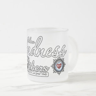 Taza De Cristal Esmerilado Mostrar Amabilidad A Otros