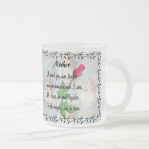TAZA DE CRISTAL ESMERILADO MOTHER-MUG