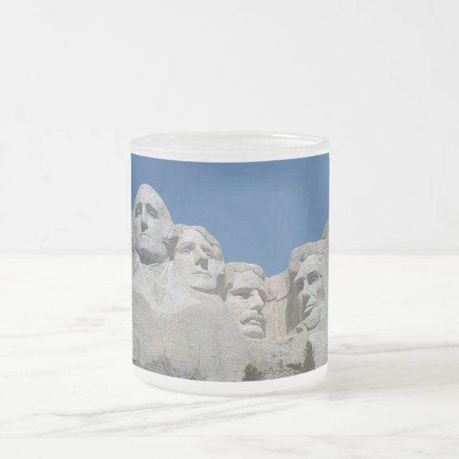Taza De Cristal Esmerilado Mt. Rushmore (Centro)