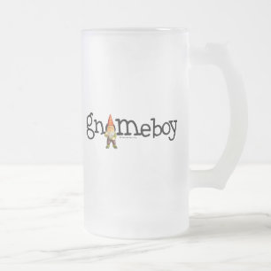 Taza De Cristal Esmerilado Muchacho del gnomo