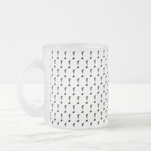 Taza De Cristal Esmerilado Mug