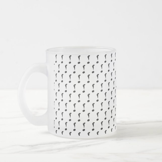 Taza De Cristal Esmerilado Mug (Izquierda)