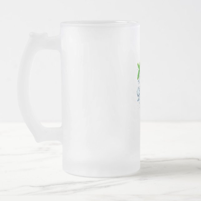 Taza De Cristal Esmerilado Mug (Izquierda)