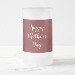 Taza De Cristal Esmerilado Mug
