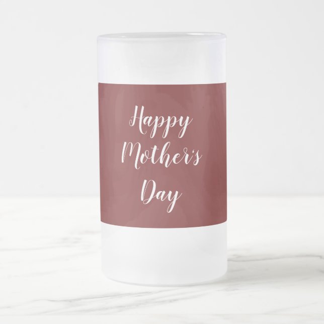 Taza De Cristal Esmerilado Mug (Centro)
