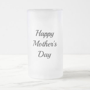 Taza De Cristal Esmerilado Mug