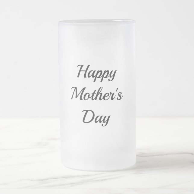 Taza De Cristal Esmerilado Mug (Centro)