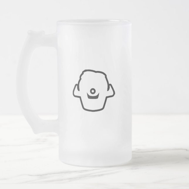 Taza De Cristal Esmerilado Mug (Izquierda)
