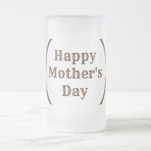 Taza De Cristal Esmerilado Mug