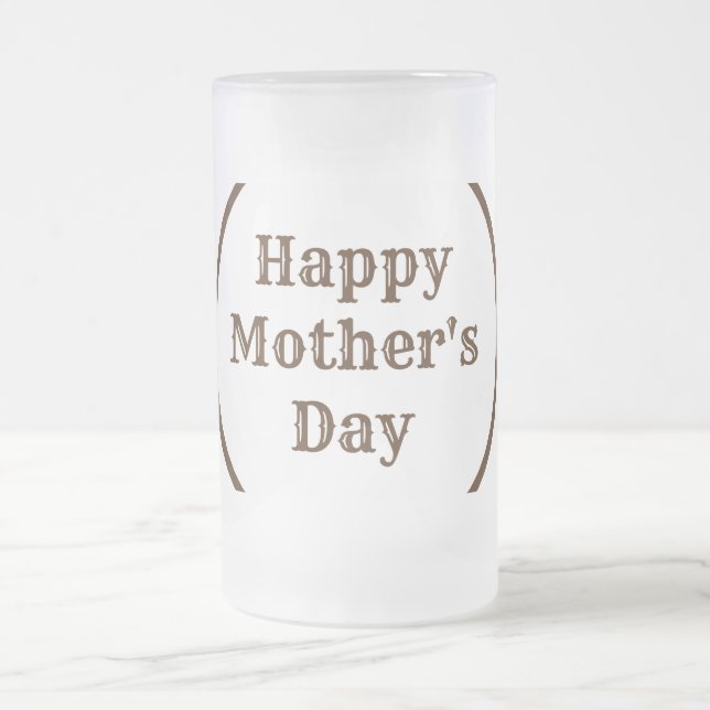 Taza De Cristal Esmerilado Mug (Centro)