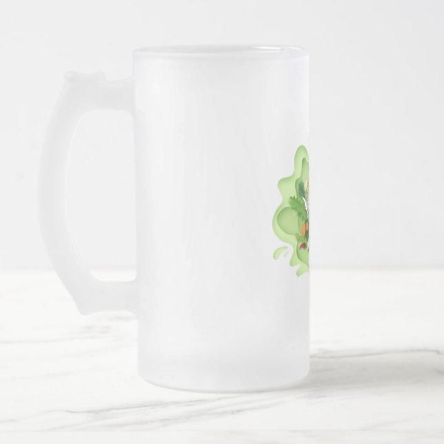 Taza De Cristal Esmerilado Mug (Izquierda)