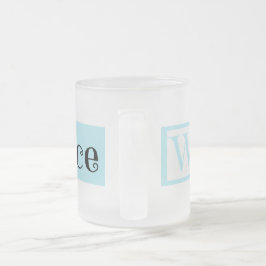 Taza De Cristal Esmerilado Mug