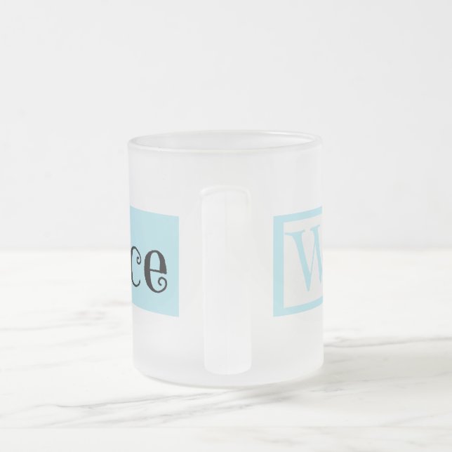 Taza De Cristal Esmerilado Mug (Mango)