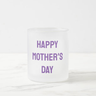 Taza De Cristal Esmerilado Mug