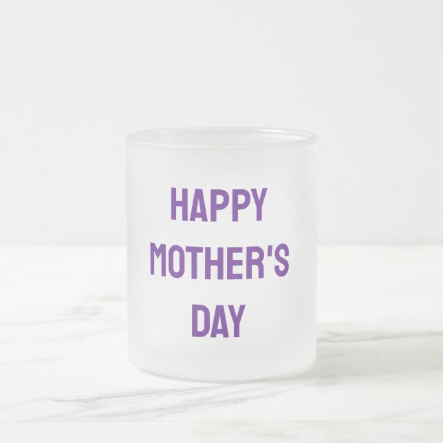 Taza De Cristal Esmerilado Mug (Centro)