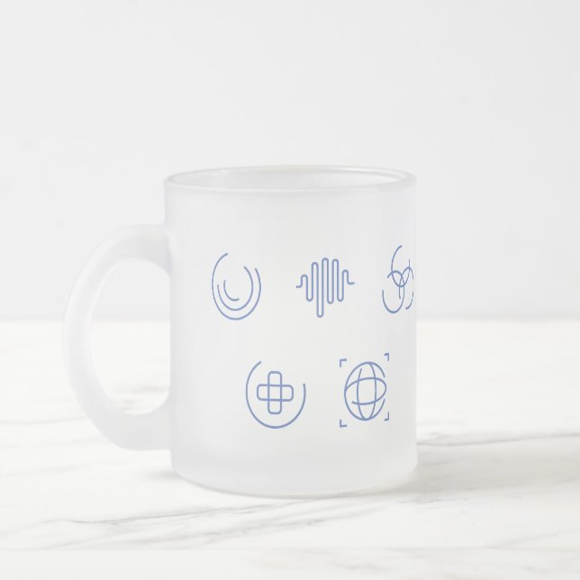 Taza De Cristal Esmerilado Mug (Izquierda)