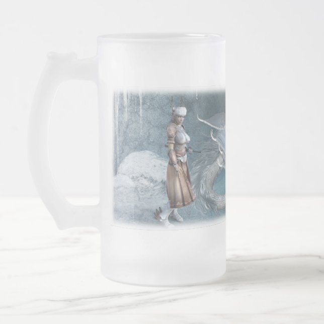 Taza De Cristal Esmerilado Mug (Izquierda)