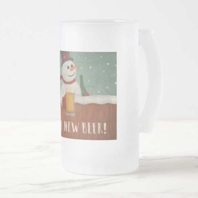 Taza De Cristal Esmerilado Mug (Anverso derecho)