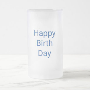Taza De Cristal Esmerilado Mug