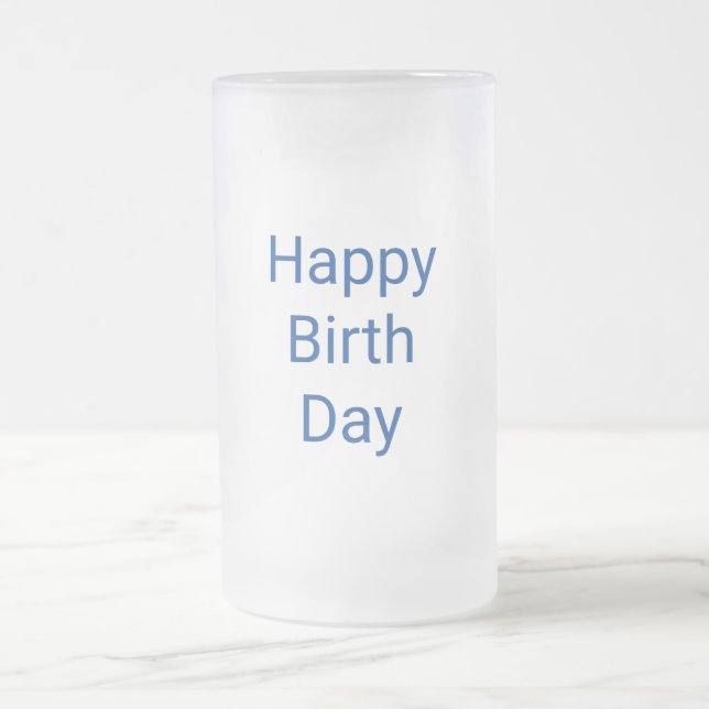 Taza De Cristal Esmerilado Mug (Centro)