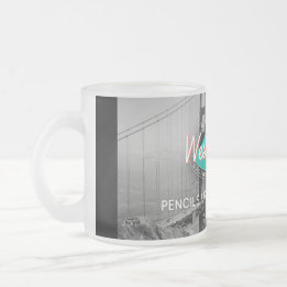 Taza De Cristal Esmerilado Mug