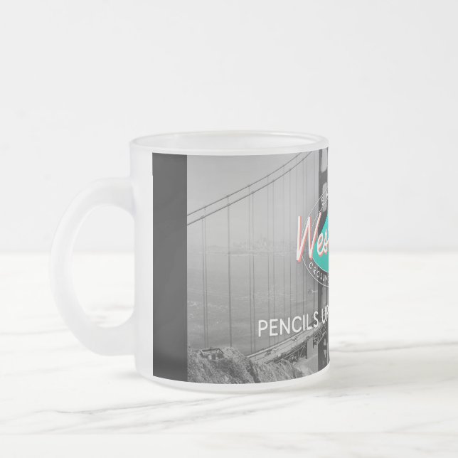 Taza De Cristal Esmerilado Mug (Izquierda)