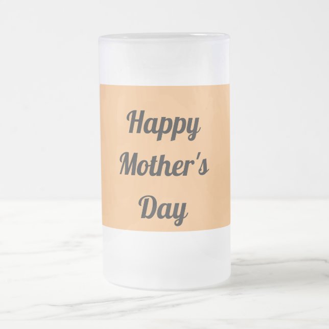 Taza De Cristal Esmerilado Mug (Centro)