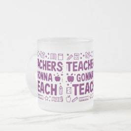 Taza De Cristal Esmerilado Mug
