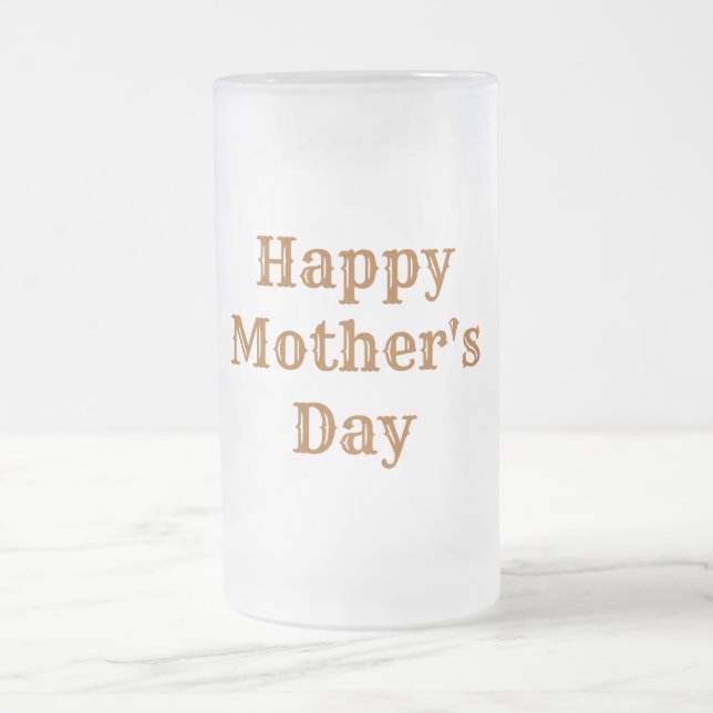 Taza De Cristal Esmerilado Mug (Centro)